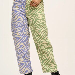 NWT Lucy and Yak Drew Straight Leg Jeans in color Zendaya size UK40/US20